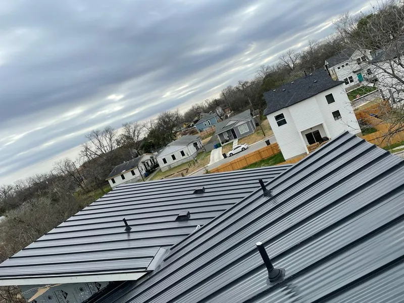 Standing seam metal roof panels with vents for Skylight Repair in Braselton